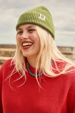 Fashion Luca - Cotton Beanie in Highland Green All Accessories|Hats & Hair