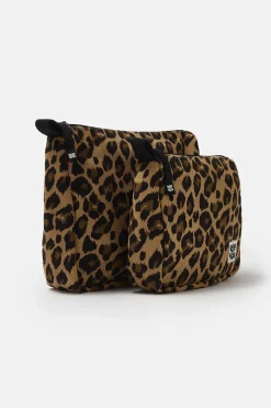 Outlet Malina - Washbag in Leopard Print All Accessories|Bags & Purses