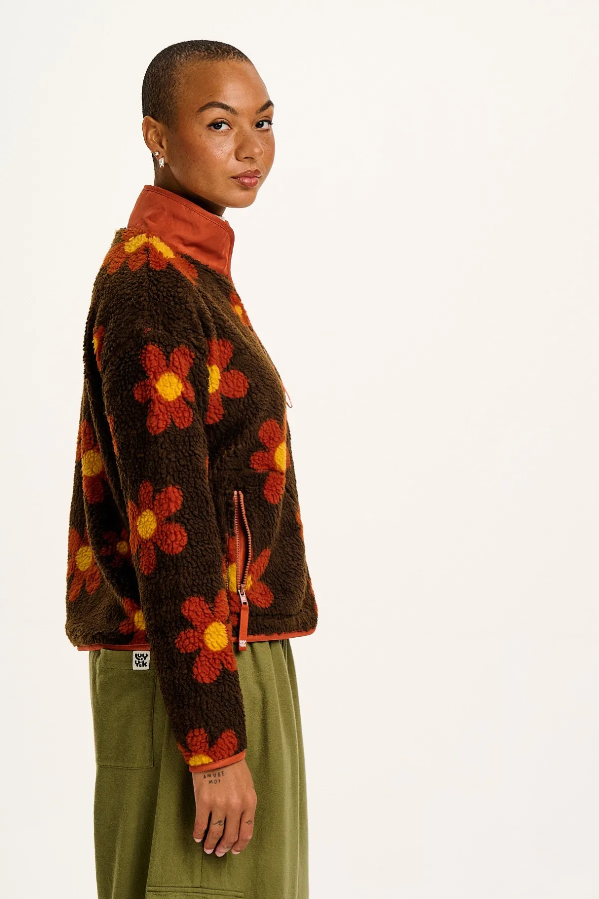 Outlet Mason - Fleece in Cassia Print All Outerwear & Knitwear|Fleeces