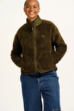 Sale Mason - Fleece in Khaki Green All Outerwear & Knitwear