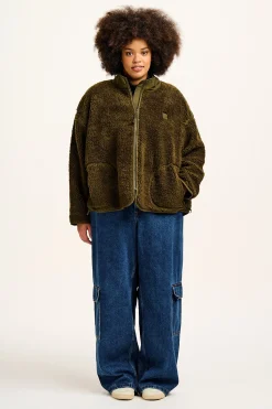 Sale Mason - Fleece in Khaki Green All Outerwear & Knitwear