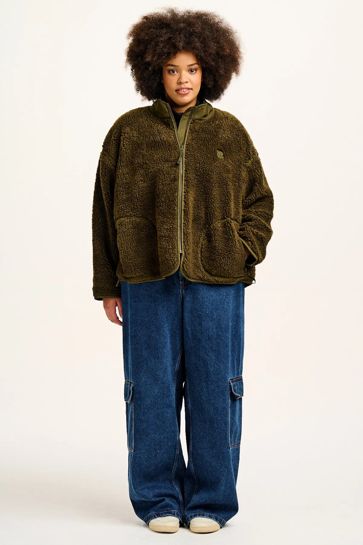 Sale Mason - Fleece in Khaki Green All Outerwear & Knitwear