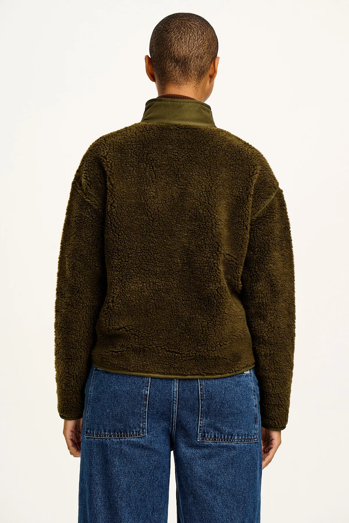 Sale Mason - Fleece in Khaki Green All Outerwear & Knitwear