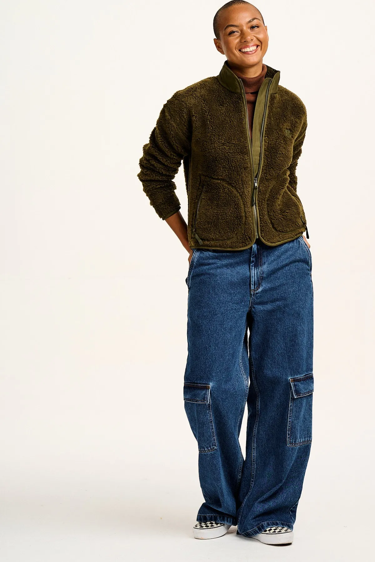 Sale Mason - Fleece in Khaki Green All Outerwear & Knitwear