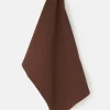 Sale Matias - Tea Towel in Cappuccino Brown Waffle Cotton All Accessories|Homeware