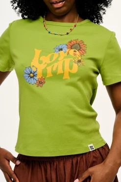 Fashion Maya - Cotton Tee in Love Trip Print All Tops & Tees|Short Sleeve Tops