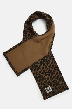 Hot Ola - Polar Fleece Scarf in Leopard Print All Accessories|Scarves