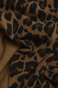 Hot Ola - Polar Fleece Scarf in Leopard Print All Accessories|Scarves