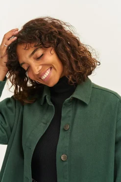 Best Olly - Twill Jacket in Posy Green All Outerwear & Knitwear|Jackets