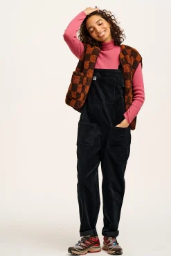 Clearance Original - Corduroy Dungarees in Black All Dungarees|Tall Range