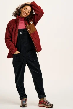 Clearance Original - Corduroy Dungarees in Black All Dungarees|Tall Range