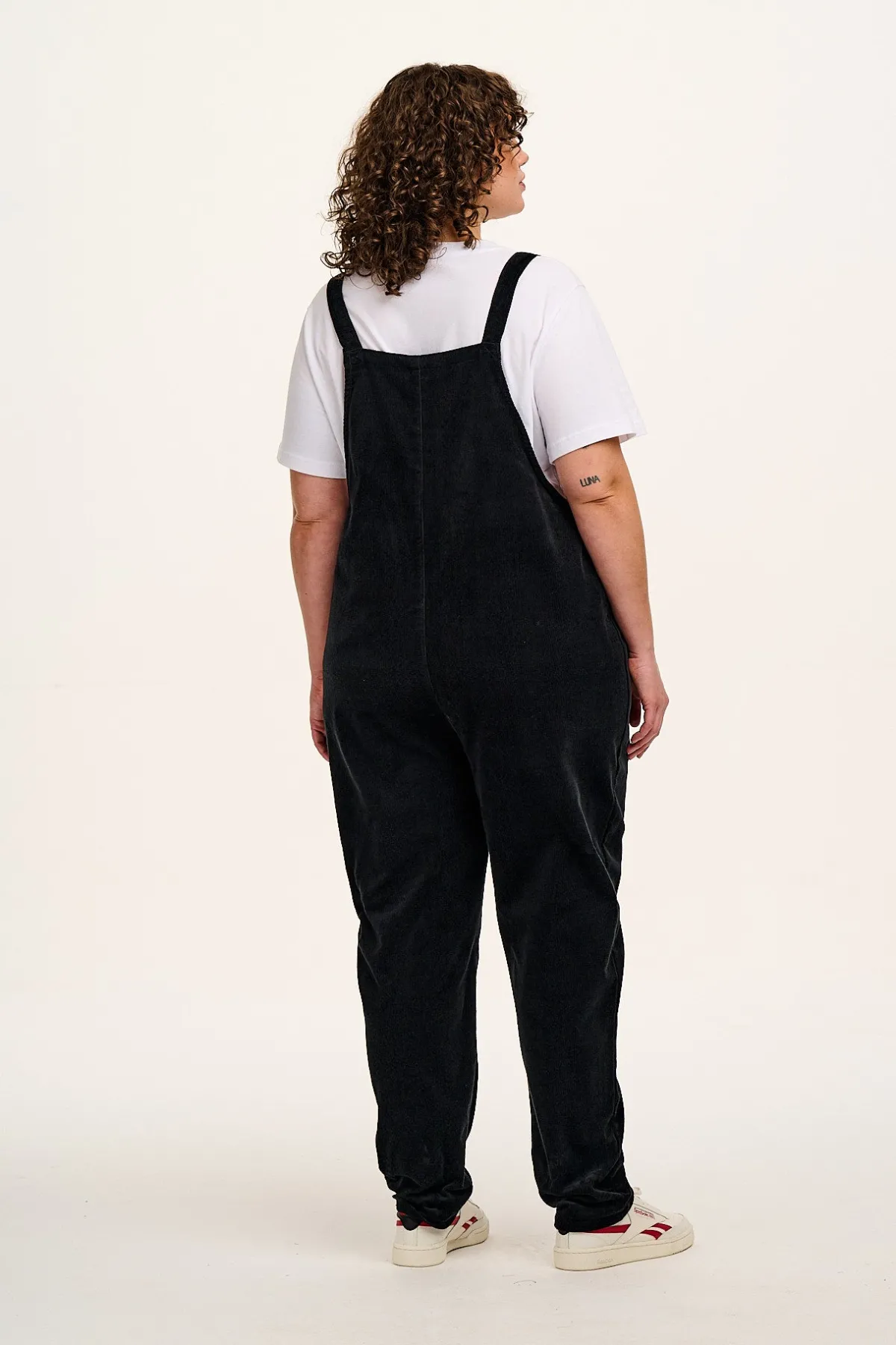 Clearance Original - Corduroy Dungarees in Black All Dungarees|Tall Range