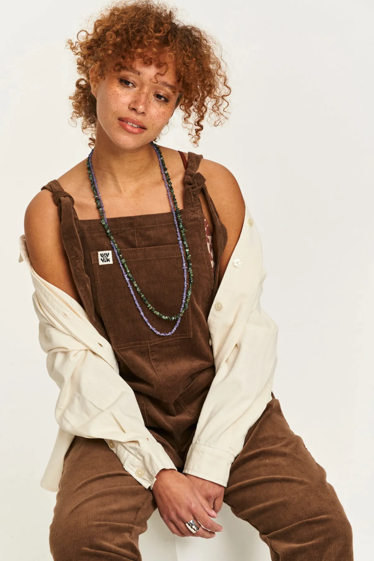 New Original - Corduroy Dungarees in Cocoa Brown All Dungarees|The Original - Tapered
