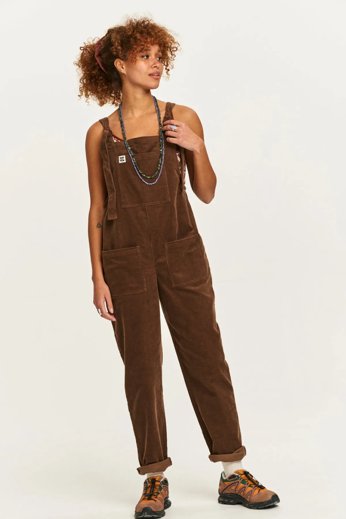 New Original - Corduroy Dungarees in Cocoa Brown All Dungarees|The Original - Tapered