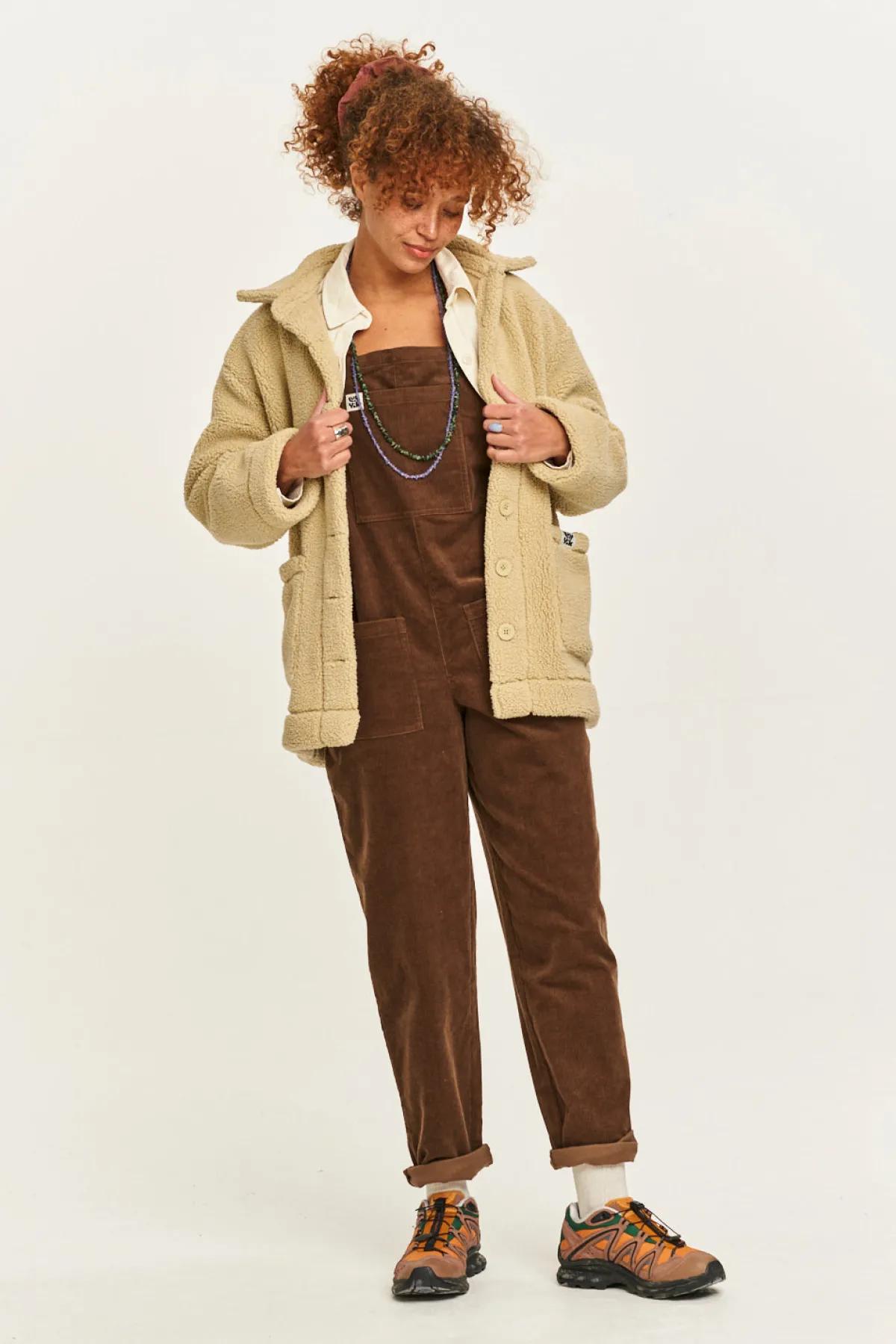 New Original - Corduroy Dungarees in Cocoa Brown All Dungarees|The Original - Tapered