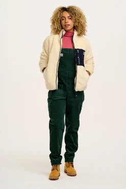 Discount Original - Corduroy Dungarees in Posy Green All Dungarees|Tall Range