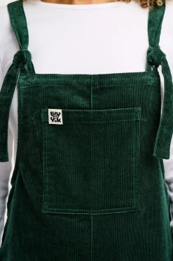 Discount Original - Corduroy Dungarees in Posy Green All Dungarees|Tall Range
