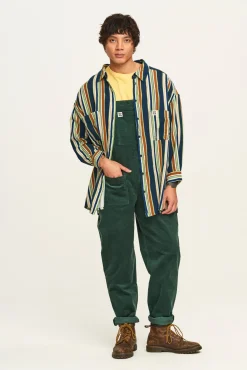 Discount Original - Corduroy Dungarees in Posy Green All Dungarees|Tall Range