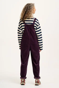 Hot Original - Corduroy Dungarees in Plum Perfect All Dungarees|The Original - Tapered