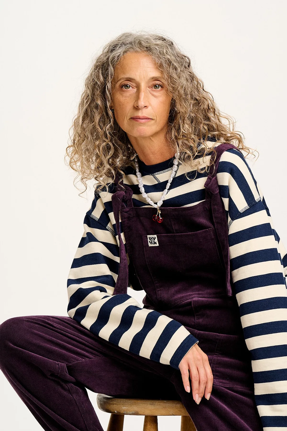 Hot Original - Corduroy Dungarees in Plum Perfect All Dungarees|The Original - Tapered
