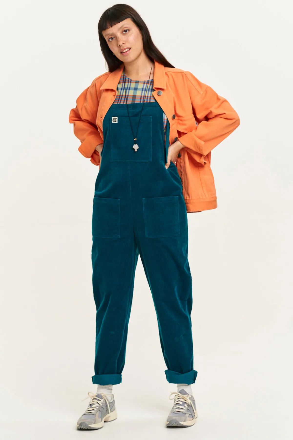 Best Original - Corduroy Dungarees in Teal All Dungarees|The Original - Tapered