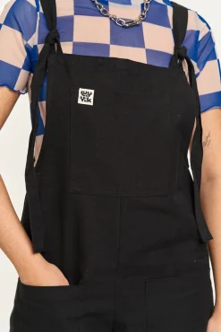 Best Original - Cotton Dungarees in Black All Dungarees|Petite Range