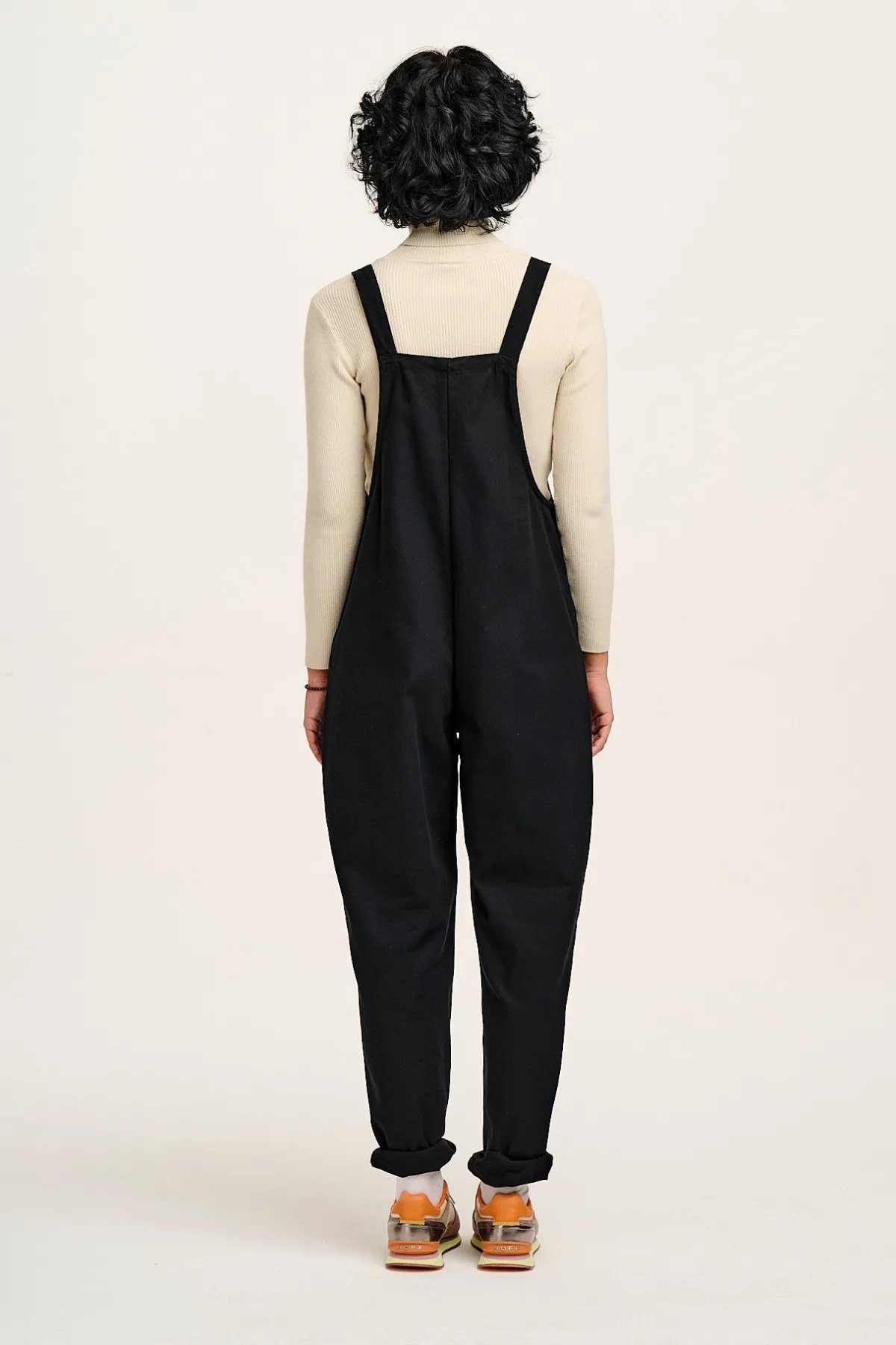 Best Original - Cotton Dungarees in Black All Dungarees|Petite Range