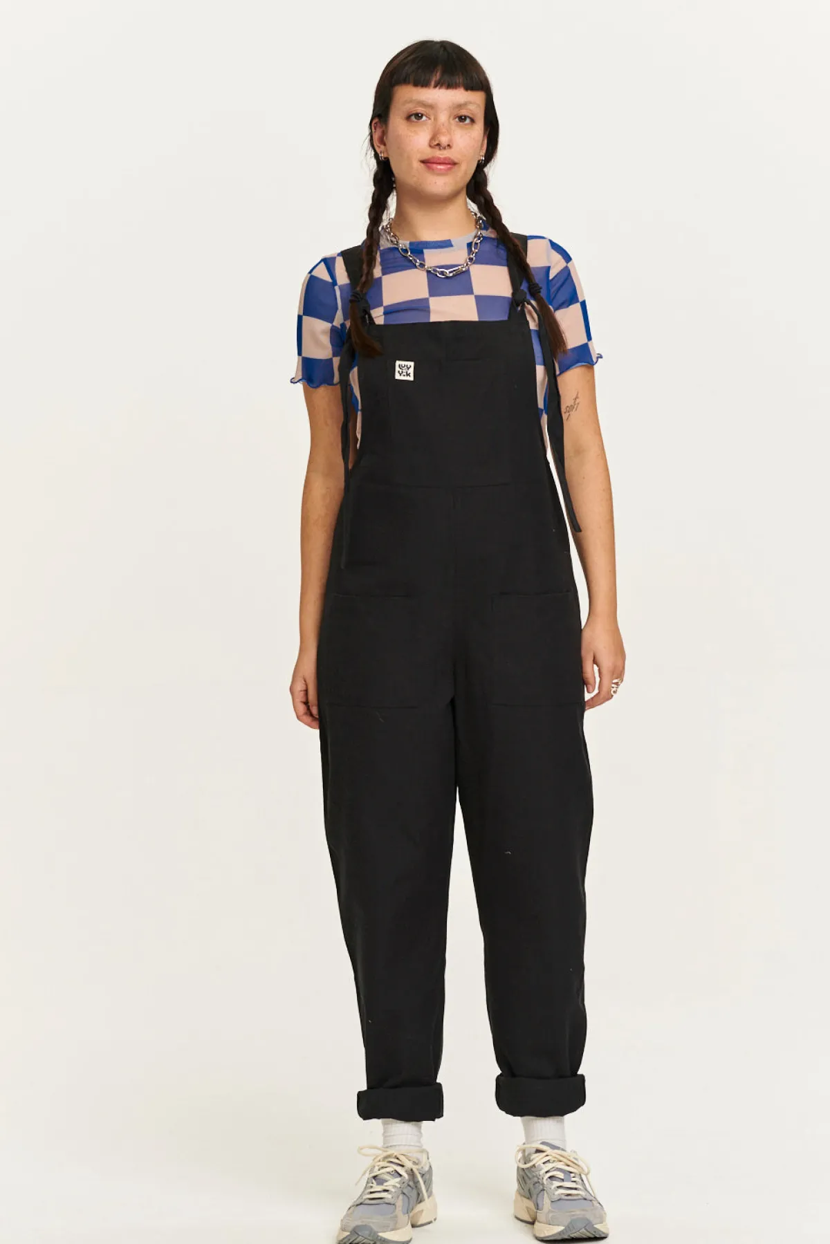 Best Original - Cotton Dungarees in Black All Dungarees|Petite Range