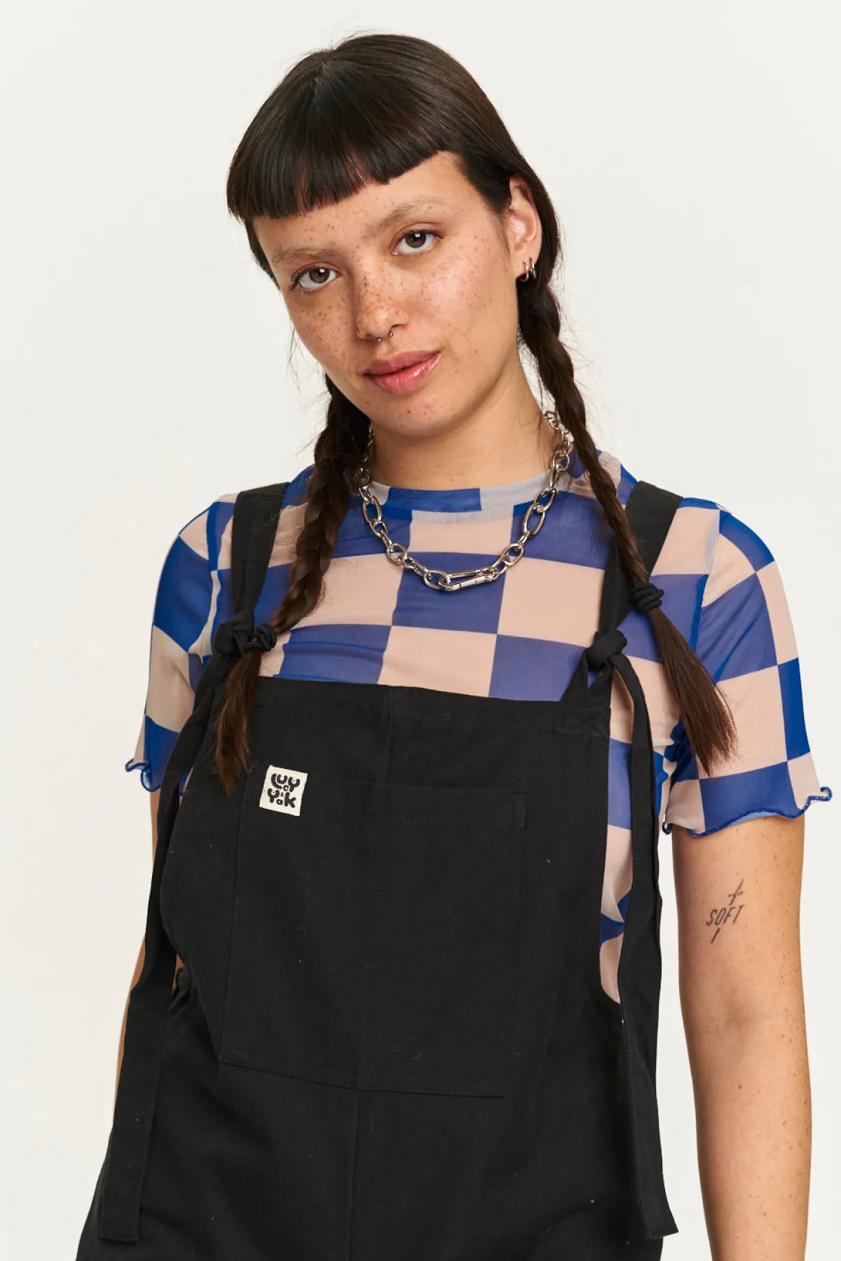 Best Original - Cotton Dungarees in Black All Dungarees|Petite Range