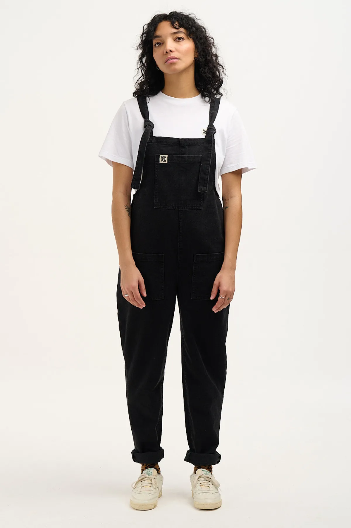 Clearance Original - Denim Dungarees in Washed Black All Dungarees|All Workwear