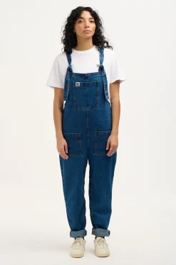 Fashion Original - Denim Dungarees in Mid Wash Blue All Dungarees|All Workwear