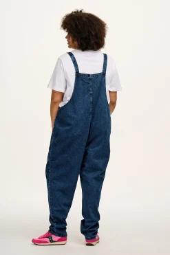 Fashion Original - Denim Dungarees in Mid Wash Blue All Dungarees|All Workwear