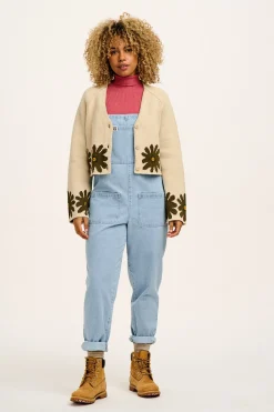 Best Original - Denim Dungarees in Light Wash Blue All Dungarees|The Original - Tapered