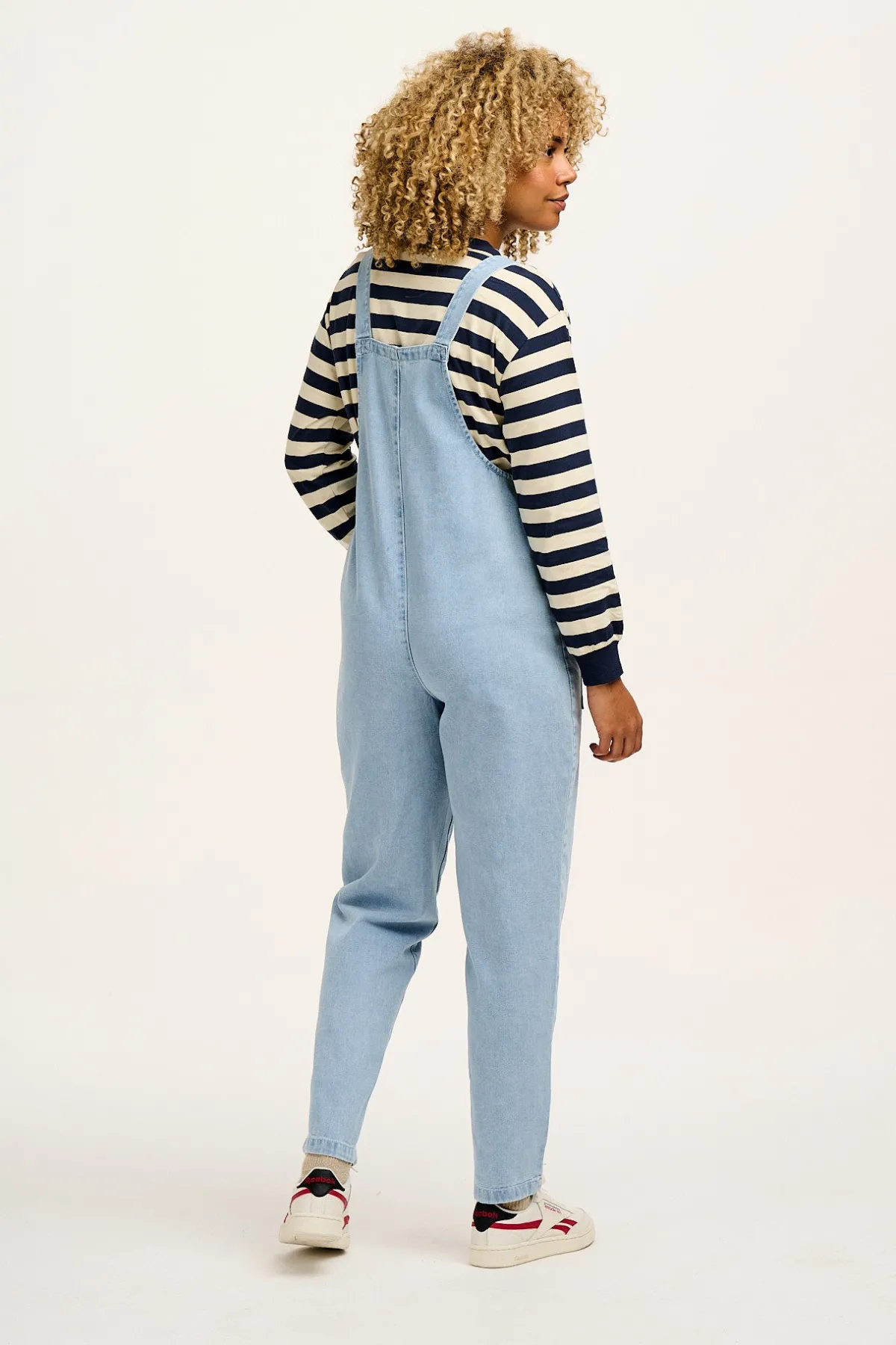 Best Original - Denim Dungarees in Light Wash Blue All Dungarees|The Original - Tapered
