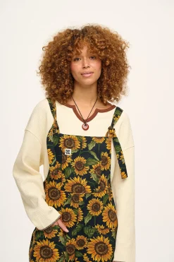 Best Original - Twill Dungarees in Sunflower Print All Dungarees|Tall Range