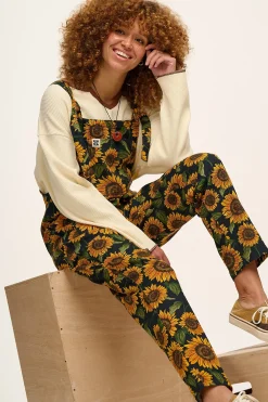 Best Original - Twill Dungarees in Sunflower Print All Dungarees|Tall Range