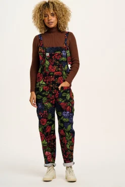 Online Original - Twill Dungarees in Maria Print All Dungarees|Printed Dungarees