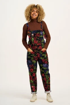 Online Original - Twill Dungarees in Maria Print All Dungarees|Printed Dungarees