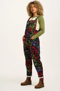 Online Original - Twill Dungarees in Maria Print All Dungarees|Printed Dungarees