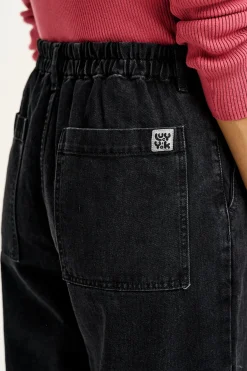 Hot Phoenix - Cargo Trousers in Black Denim All Bottoms|Jeans