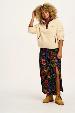 Clearance Poppy - Elasticated Waist Skirt in Maria Print All Bottoms|All Dresses & Skirts