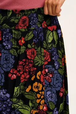 Clearance Poppy - Elasticated Waist Skirt in Maria Print All Bottoms|All Dresses & Skirts
