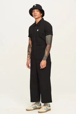 Fashion Ragan - Cotton Jumpsuit in Black Tall Range|All Jumpsuits