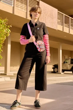 Fashion Ragan - Cotton Jumpsuit in Black Tall Range|All Jumpsuits