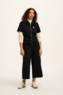 Fashion Ragan - Cotton Jumpsuit in Black Tall Range|All Jumpsuits