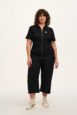 Fashion Ragan - Cotton Jumpsuit in Black Tall Range|All Jumpsuits