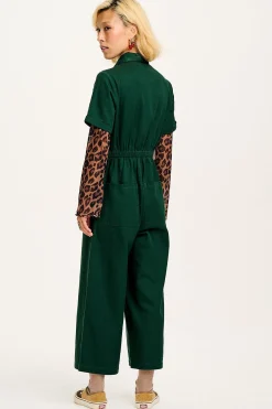 Discount Ragan - Cotton Jumpsuit in Posy Green All Jumpsuits