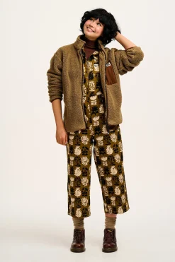 Fashion Ragan - Cotton Jumpsuit in Green Zela Print All Jumpsuits