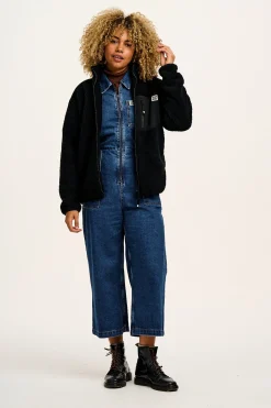 Clearance Ragan - Denim Jumpsuit in Mid Wash Blue All Jumpsuits|Tall Range