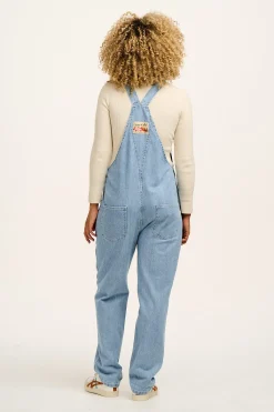 Discount Reuben - Denim Dungarees in Light Wash Blue All Dungarees|Reuben - Classic